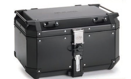 KAPPA 2025/05 KUFER CENTRALNY 58L MONOKEY KVG580B K'VOYAGER ALUMINIOWY KOLOR CZARNY ANODOWANY BLACK LINE
