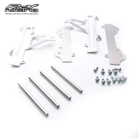 CROSSPRO 2CP06000190001 Osłony chłodnic aluminiowe Kawasaki KX250F '0608 kolor srebrny