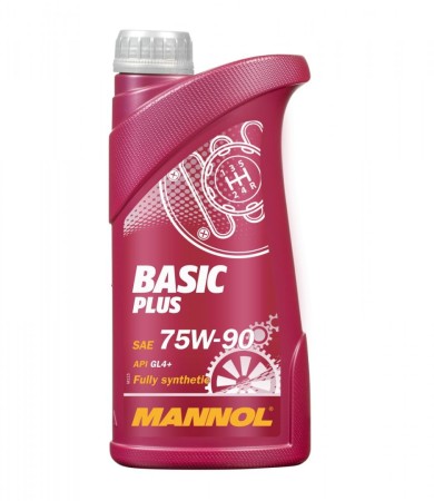 MANNOL BASIC PLUS 75W90 API GL4+ OLEJ PRZEKŁADNIOWY SYNTETYCZNY 1L (75W90)