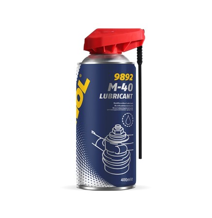 MANNOL M40 LUBRICANT  ŚRODEK WIELOFUNKCYJNY 400ML (SMARUJE, CZYŚCI, OCHRONA PRZED RDZĄ) (9892)