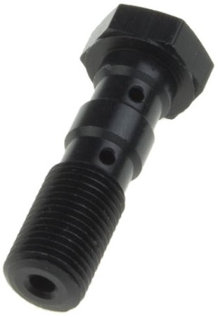 TRW ZF ŚRUBA HYDRAULICZNA DO PRZEWODÓW HAMULCOWYCH M10X1,00 PODWÓJNA KOLOR CZARNY (PROMOCJA)