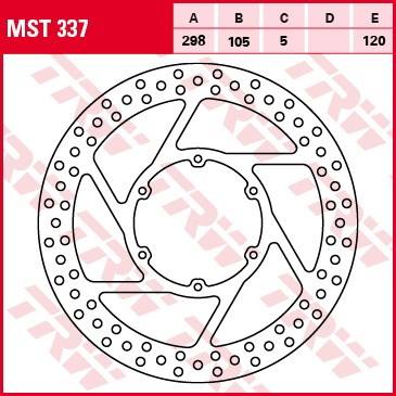 TRW ZF TARCZA HAMULCOWA PRZÓD APRILIA PEGASO 600 / 650 8810, BMW F 650 / GS / DAKAR / CS / ST 9408, G 650 GS / XCOUNTRY / XCHALANGE 0816