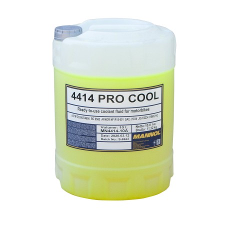 MANNOL PŁYN DO CHŁODNIC PRO COOL 10L MOTOCYKLOWY (40ST.C/+135ST.C) GOTOWY DO UŻYCIA (75)