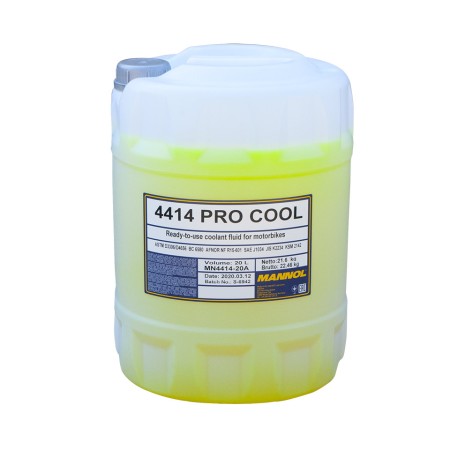 MANNOL PŁYN DO CHŁODNIC PRO COOL 20L MOTOCYKLOWY (40ST.C/+135ST.C) GOTOWY DO UŻYCIA (48)