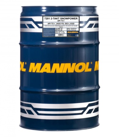 Obrazek dla: MANNOL 2T SNOWPOWER BECZKA 60L (7201) BECZKA
