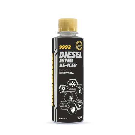 MANNOL DIESEL ESTER DEICER DODATEK DO OLEJU  ODMRAŻACZ 250 ML (9992) (50)