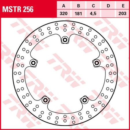 TRW ZF TARCZA HAMULCOWA PRZÓD BMW F 800R '09'14, F 800S '08'10, F 800ST '08'12, S 1000RR '19, R 1200 HP2 '08'10,