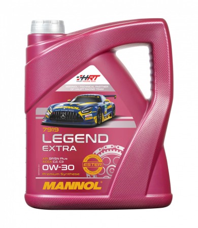 MANNOL OLEJ SILNIKOWY SAMOCHODOWY 0W30 LEGEND EXTRA ESTER C2/C3 5 LITRÓW (7919) (SYNTETYCZNY)