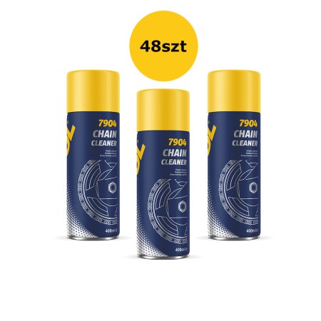 MANNOL CHAIN CLEANER 400ML  SPRAY DO CZYSZCZENIA ŁAŃCUCHA (7904)  KARTON 48 SZTUK (PAKIET)