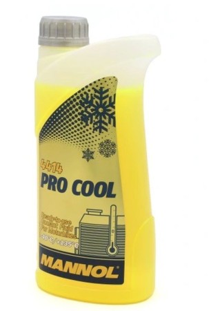 MANNOL PŁYN DO CHŁODNIC PRO COOL 1L MOTOCYKLOWY (40ST.C/+135ST.C) GOTOWY DO UŻYCIA  KARTON 40 SZT. (PAKIET)