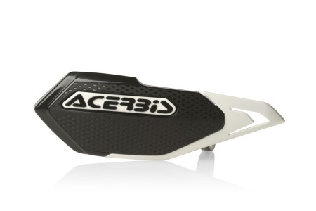 ACERBIS OSŁONY RĄK (HANDBARY / LISTKI) XELITE DO EBIKE MTB MINICROSS KOLOR CZARNY / BIAŁY