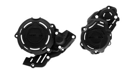 ACERBIS OSŁONY SILNIKA (OSŁONA POKRYWY / DEKLA SPRZĘGŁA I ALTERNATORA) XPOWER GASGAS ECF 250 / 350 '24'25, HUSQVARNA FE 250 / 350 '24'25, KTM EXCF 250 / 350 '24'25, XWF 350 '24'25 KOLOR CZARNY