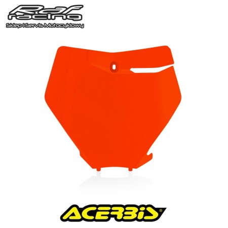 Acerbis 0023496.011.016 Tabliczka pod numer startowy / plastron kolor pomarańczowy SX125 SX150 SX250 SXF250 SXF350 SXF450 XC300 TPI '1922