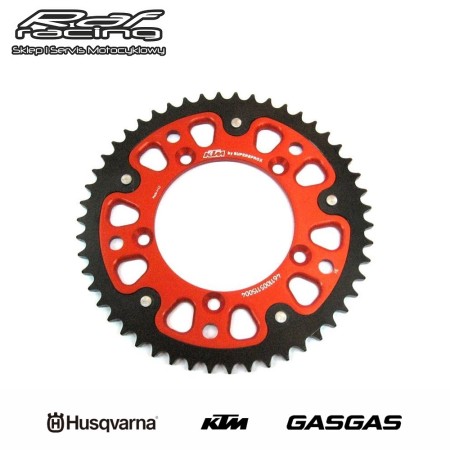 KTM 4611005115004 Zębatka tylna 2K Supersprox 50 zębów SX65 '9825 KOLOR POMARAŃCZOWY