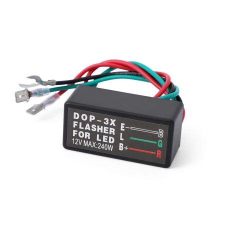 Przerywacz do kierunkowskazów led
napięcie 12V
max obciążenie 240W