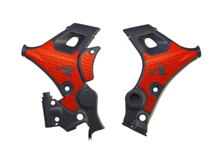 RACETECH (RTECH) OSŁONY RAMY REVOLUTION HONDA XL 750 TRANSALP '23'25 KOLOR CZARNY / CZERWONY