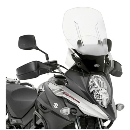 KAPPA 2025/05 SZYBA SUZUKI DL 650 VSTROM '17'24 REGULOWANA AIRFLOW PRZEZROCZYSTA (WYS. 50 X SZER. 43 CM)  ZASTĘPUJE KAF3112