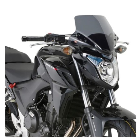 KAPPA 2025/05 SZYBA HONDA CB 500 F '13'15 (WYS. 28,5 X SZER. 36 CM) PRZYCIEMNIANA Z MOCOWANIAMI