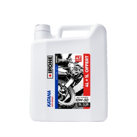 IPONE KATANA OFF ROAD 10W50 OLEJ SILNIKOWY 100% SYNTETYK 5L (ESTER, MA2)  PROMOCJA 4+1 (AKC) (4)ZASTĘPUJE 800017