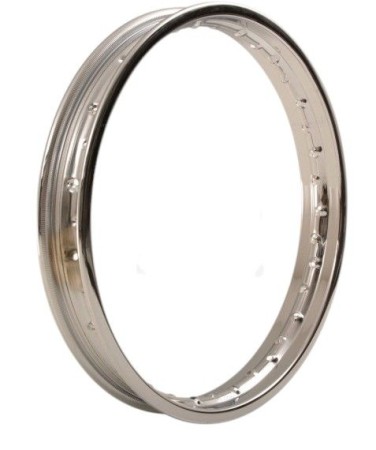 Obrazek dla: TOURMAX 2025/09 OBRĘCZ KOŁA PRZEDNIEGO (FELGA) CHROM 18" X 1.85" (36 OTWORÓW) HONDA CB 250 (HAMULEC BĘBNOWY) (OEM: 44701KB4013) (MADE IN JAPAN)