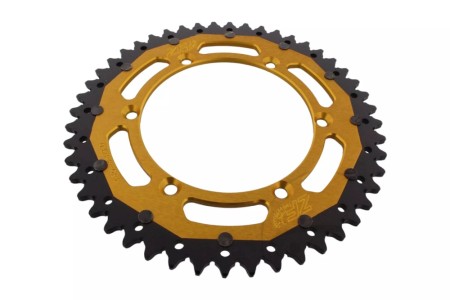 Obrazek dla: Zębatka tył ZF Dual KAWASAKI KX125 KX250 KX250F KX450F KLX450R KDX200 KDX220 (48951) 489 51 (JTR460.51) (ŁAŃC.520) KOLOR ZŁOTY