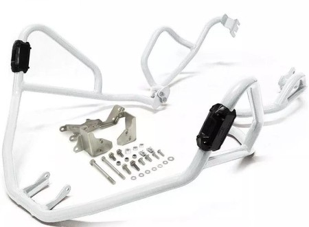 Obrazek dla: CROSSPRO PROMOCJA GMOLE ALUMINIOWE OSŁONY SILNIKA I CHŁODNIC HONDA CRF 1000 AFRICA TWIN '16'19, AFRICA TWIN ADVENTURE SPORT '18'19 KOLOR BIAŁY