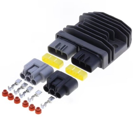 Obrazek dla: ATHENA 2025/09 REGULATOR NAPIĘCIA (Z WTYCZKAMI) APRILIA ETV 1200 CAPONORD '14'17, BMW F 750 / 850 GS '18'23, F 900 R / XR '20'23, R 1200 / 1250 GS / R / RS / RT '13'23, YAMAHA FJR 1300 '03'21 (OEM: 12317718422; 31600HR0F01; 31600MGZJ01)