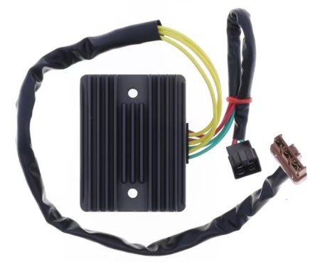 Obrazek dla: ATHENA 2025/09 REGULATOR NAPIĘCIA APRILIA ATLANTIC 250 / 300 / 500 '02'13, GILERA NEXUS 500 '04'14, PEUGEOT GEOPOLIS 125 / 250 '06'12, PIAGGIO X 250 EVO '07'16 (OEM: AP8127809; 774477; 829333; 584533; 58085R)