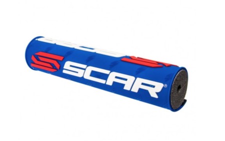 Obrazek dla: SCAR RACING GĄBKA NA KIEROWNICĘ (POPRZECZKĘ) (250MM) KOLOR NIEBIESKI Z LOGO SCAR