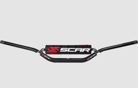 Obrazek dla: SCAR RACING KIEROWNICA 22,2MM LOW SX STYLE Z POPRZECZKĄ I GĄBKĄ W ZESTAWIE KOLOR CZARNY