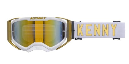 Obrazek dla: KENNY RACING GOGLE PERFORMANCE EVO 2 GOLD MIRROR LUSTRO KOLOR ZŁOTY/BIAŁY
