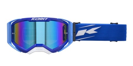 Obrazek dla: KENNY RACING GOGLE PERFORMANCE EVO 2 WHITE BLUE MIRRORLUSTRO KOLOR BIAŁY/NIEBIESKI