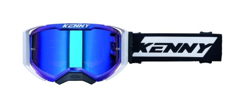 Obrazek dla: KENNY RACING GOGLE PERFORMANCE EVO 2 CHAMELEON BLUE PEARL KOLOR KAMELEON/BIAŁY/CZARNY