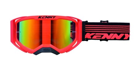 Obrazek dla: KENNY RACING GOGLE PERFORMANCE EVO 2 NEON ORANGE LUSTRO KOLOR POMARAŃCZOWY FLUO/CZARNY