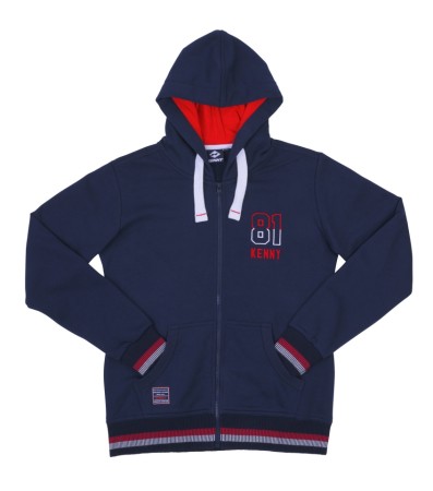 Obrazek dla: KENNY RACING BLUZA Z KAPTUREM DAMSKA SUZUKA KOLOR NIEBIESKI/CZERWONY ROZMIAR XL