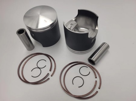 Obrazek dla: WOSSNER KOMPLET TŁOKÓW ( 2 SZT. ) SKI DOO (2T) MXZ 550 '03'19 , LYNX 550 F 76,00MM ( PISTON 75,87 MM ) 2 PIERŚCIENIE