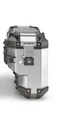 Obrazek dla: KAPPA 2025/05 KUFRY BOCZNE 37L LEWY I 33L PRAWY WCIĘTY MONOKEY CAM SIDE KVG37AL KVGS33AR K'VOYAGER ALUMINIOWE KOLOR SREBRNY