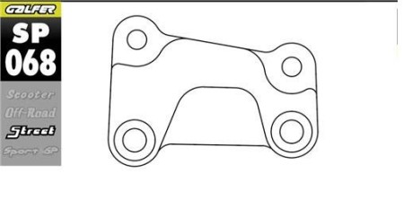 Obrazek dla: GALFER ADAPTER TARCZY HAMULCOWEJ 320MM HARLEY DAVIDSON LEWA STRONA (HD LEFT SIDE)