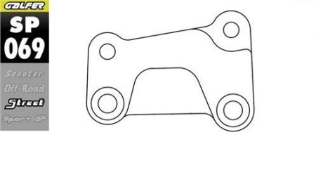 Obrazek dla: GALFER ADAPTER TARCZY HAMULCOWEJ 320MM HARLEY DAVIDSON PRAWA STRONA (HD RIGHT SIDE)
