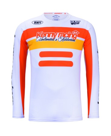 Obrazek dla: KENNY RACING KOSZULKA CROSS/ENDURO FORCE BEACH DUST ORANGE KOLOR POMARAŃCZOWY/BIAŁY ROZMIAR XL