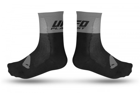 Obrazek 2 dla: UFO SKARPETY ROWEROWE MTB / EBIKE KOLOR CZARNY/SZARY ROZMIAR M  KOLEKCJA 2024