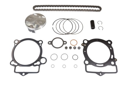 Obrazek dla: VERTEX 2025/02 ZESTAW NAPRAWCZY GÓRY SILNIKA KTM EXCF 350 (EXCF350) '24'25, SXF 350 (SXF350) '23'25, HUSQVARNA FE 350 '24'25, FC 350 '23'25, GAS GAS EC 350 F '24'25 (STD. + 0.01MM = 89.97MM) (TŁOK, USZCZELKI TOPEND, ŁAŃCUSZEK ROZRZĄDU)