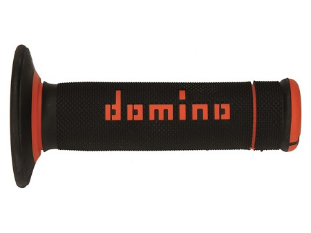 Obrazek 2 dla: Manetki Domino A020 czarno pomarańczowe CROSS ENDURO