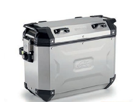 Obrazek dla: KAPPA KUFER BOCZNY 37L MONOKEY CAM SIDE KVG37A K'VOYAGER ALUMINIOWY PRAWY KOLOR SREBRNY