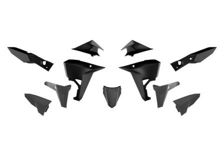 Obrazek dla: RACETECH (RTECH) 2025/12 KOMPLET PLASTIKÓW (REVOLUTION) (BEZ PRZEDNIEGO BŁOTNIKA) KOVE X PRO / RALLY 800 '24'25 KOLOR CZARNY