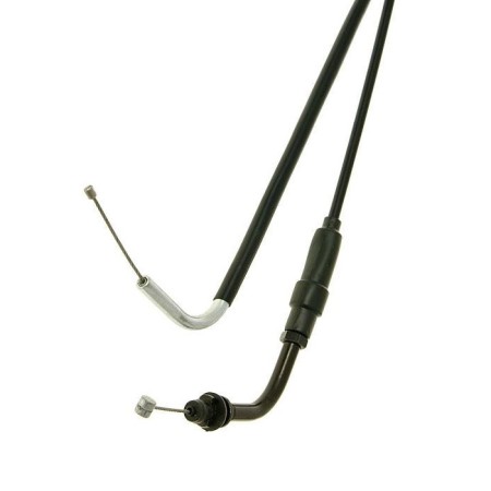 Obrazek dla: Linka gazu do Peugeot Speedfight 1 i 2 (50 2T AC/LC) z elektryczną pompą oleju. Zamiennik 101 Octane. Pasuje do roczników wg tabeli.