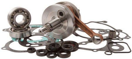Obrazek dla: HOT RODS ZESTAW NAPRAWCZY DOŁU SILNIKA HONDA CR 85 R '03'04, CR 85 RB BIG WHEEL '03'04 (WAŁ KORBOWY, ŁOŻYSKA, USZCZELNIACZE, USZCZELKI)