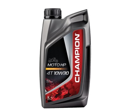 Obrazek dla: CHAMPION OLEJ SILNIKOWY MOTO HP 4T 10W30 1L MA2 PÓŁSYNTETYCZNY (AKC)