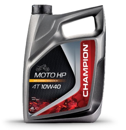 Obrazek dla: CHAMPION OLEJ SILNIKOWY MOTO HP 4T 10W40 4L MA2 PÓŁSYNTETYCZNY (AKC)