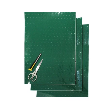 Obrazek dla: BLACKBIRD KOMPLET NAKLEJEK (OKLEIN) (FOLIA CRYSTALL 0,4 MM) (PERFOROWANA) 3 X ARKUSZ 47X33CM, KOLOR ZIELONY